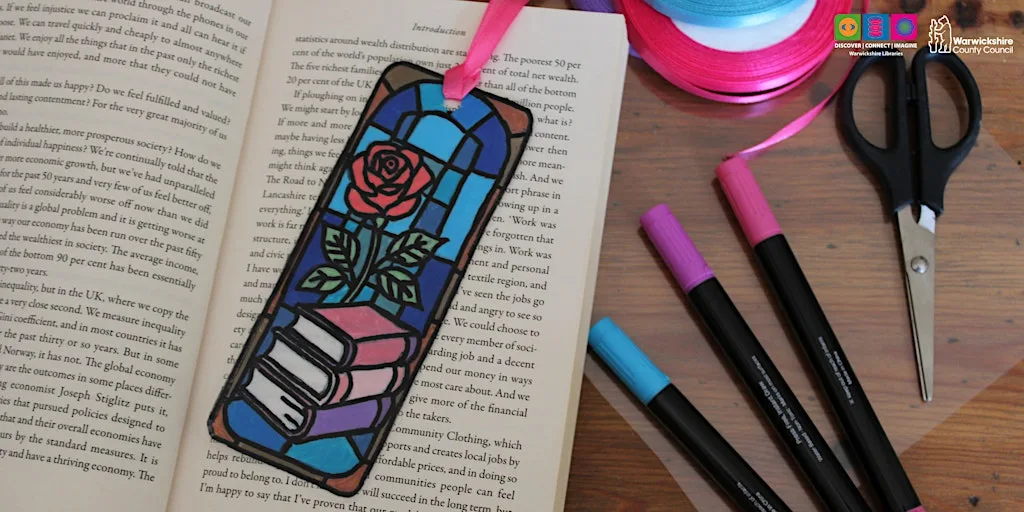 Craft Workshop for Adults: Stained Glass Bookmark Making