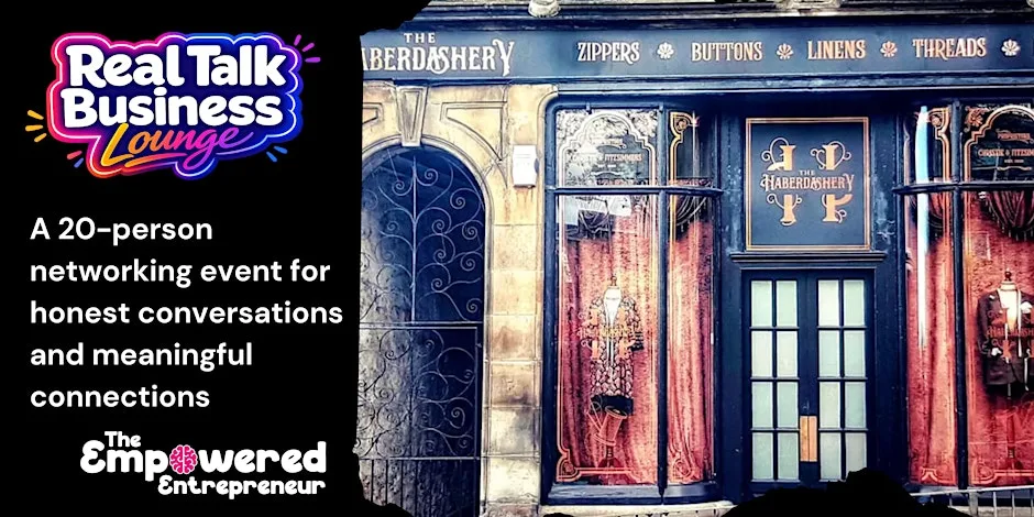 The Real Talk Business Lounge - Fife at The Haberdashery Bistro