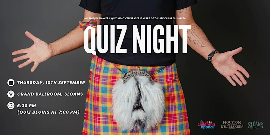 Houston Kiltmakers' Quiz Night celebrates 15 years of STV Children's Appeal