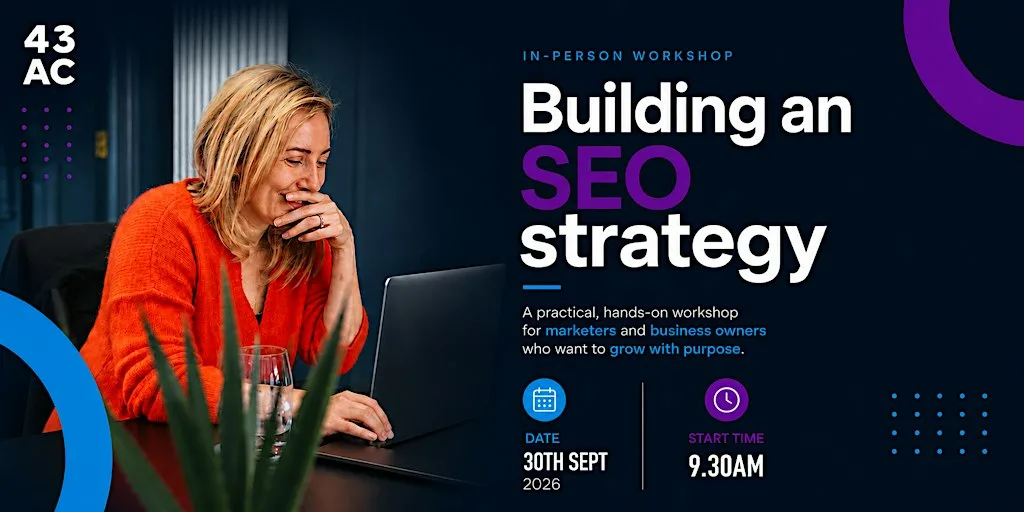 Building and SEO Strategy - In person workshop (November 2026)