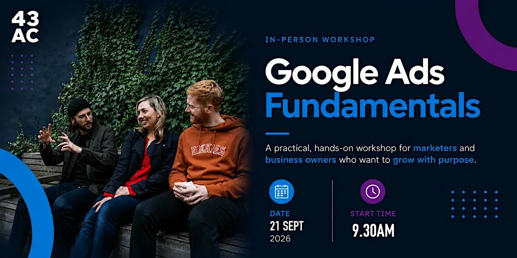 Google Ads Fundamentals - In person workshop (November 2026) at Craven Park Training and Enterprise Centre