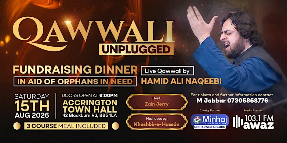 Qawwali Unplugged at Accrington Town Hall