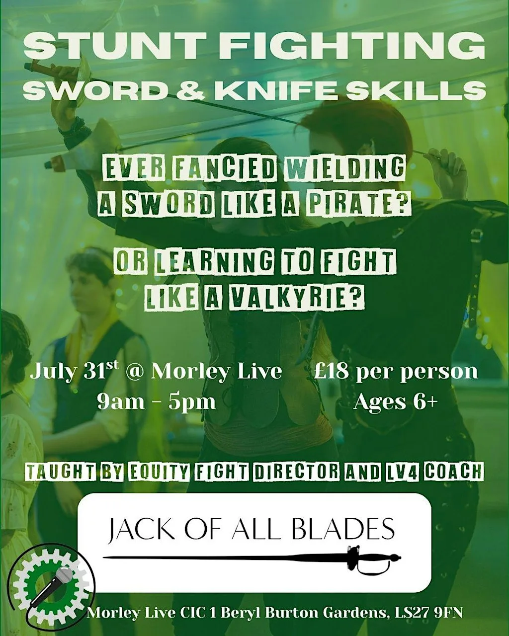 Stunt Fighting @ Morley Live at Morley Live CIC