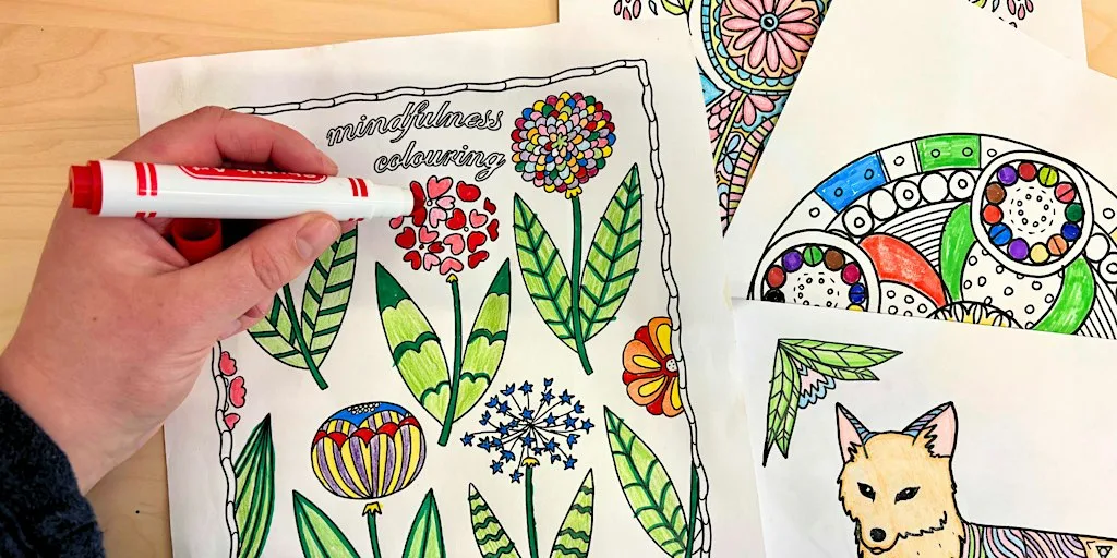 Mindful Colouring at Golden Thread Gallery