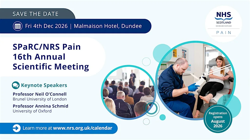 SPaRC/NRS Pain Network 16th Annual Scientific Meeting at Malmaison Hotel