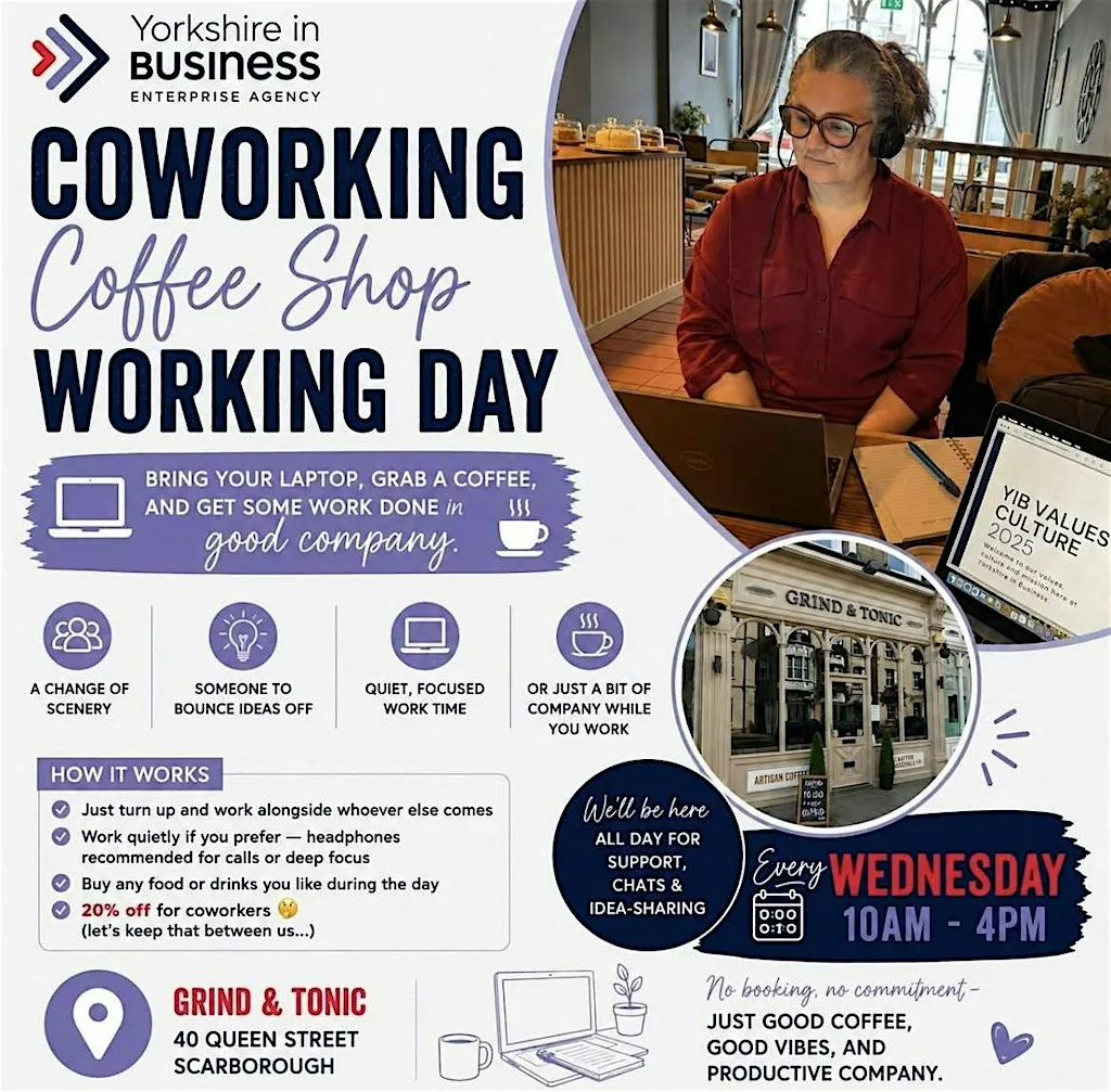Coworking 'Coffee Shop' Working Day at Grind & Tonic
