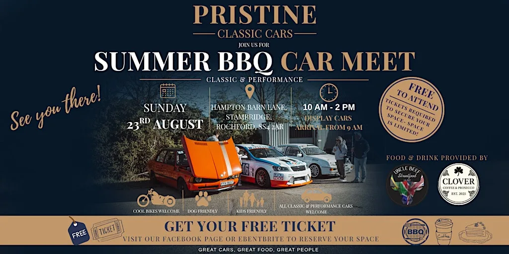 Summer BBQ Car Meet at Pristine Classic Cars