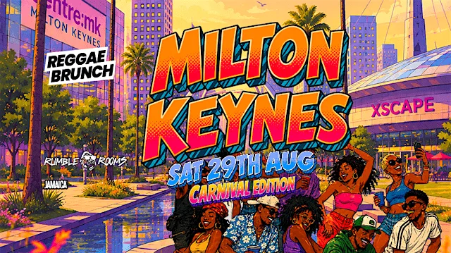The Reggae Brunch - MILTON KEYNES - Sat 29th Aug - CARNIVAL EDITION at Rumble Rooms Milton Keynes