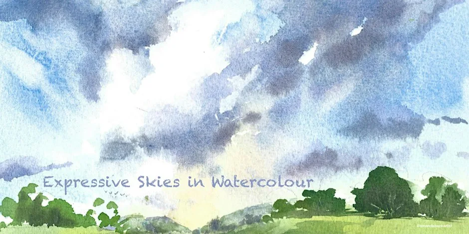 Expressive Skies in Watercolour with Amanda Beck