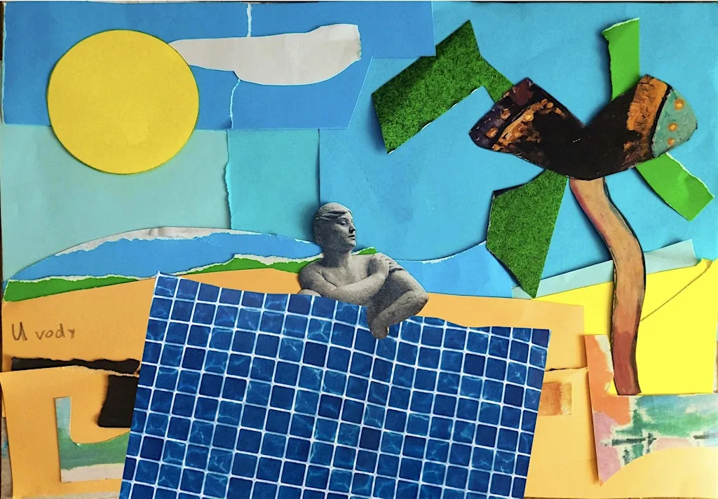 Collage Workshop: My Swimming Pool at Cambridge Central Library