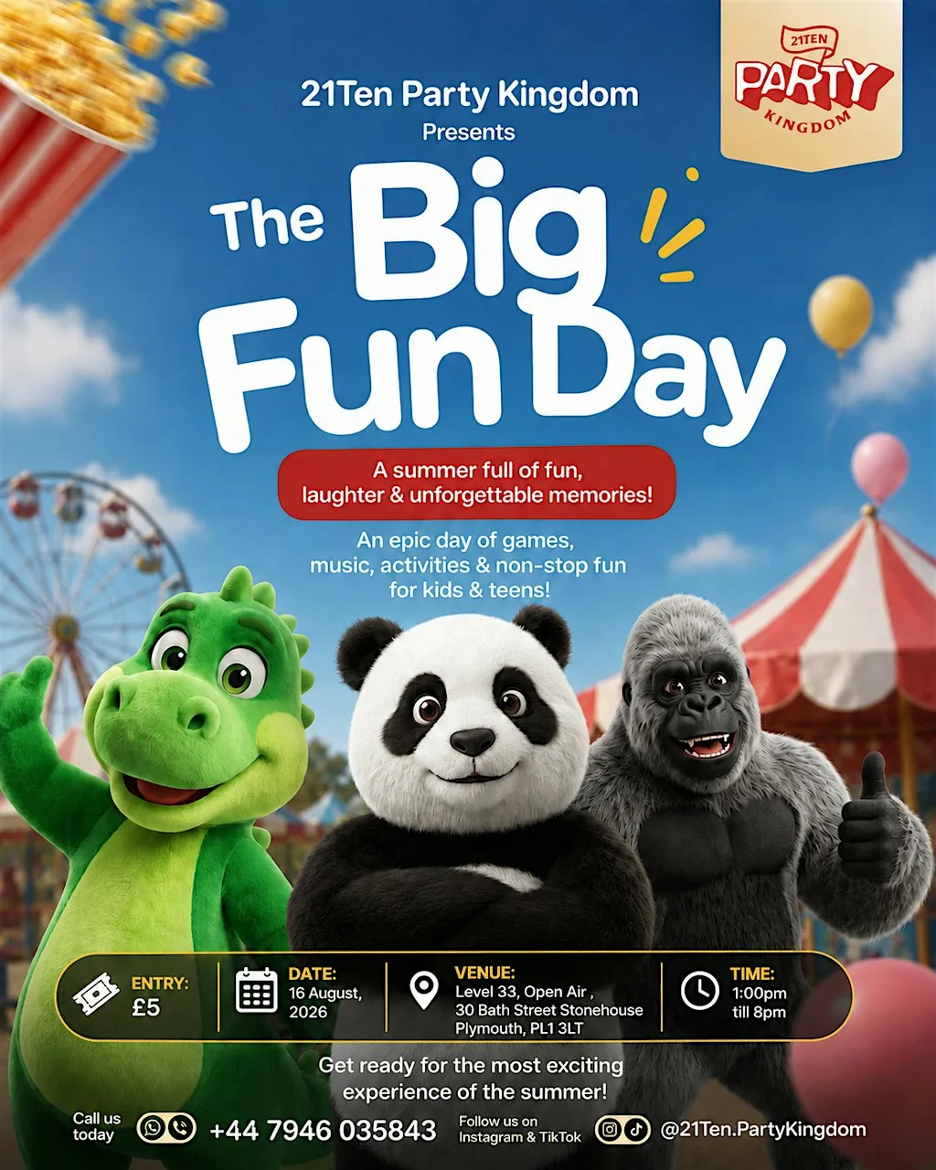 The Big Fun Day at Level 33 Open-Air Rooftop Venue & Club