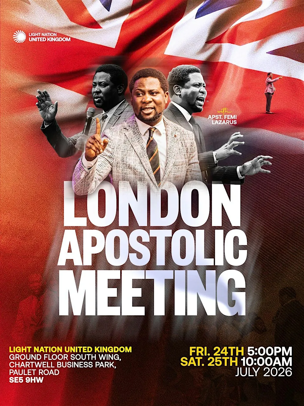 LONDON APOSTOLIC MEETING at Light Nation UK