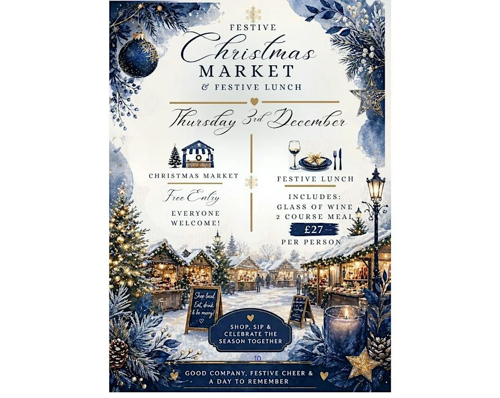 Ladies that Lunch With Christmas Market at Aubrey Park Hotel