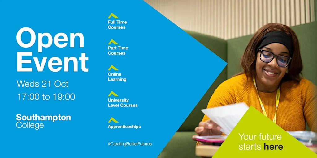 Southampton College Open Event - Wednesday 21 October 2026 at Southampton College