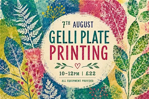 Gelli Plate Printing Workshop at Pillars Of Hercules Organic Farm Shop & Cafe