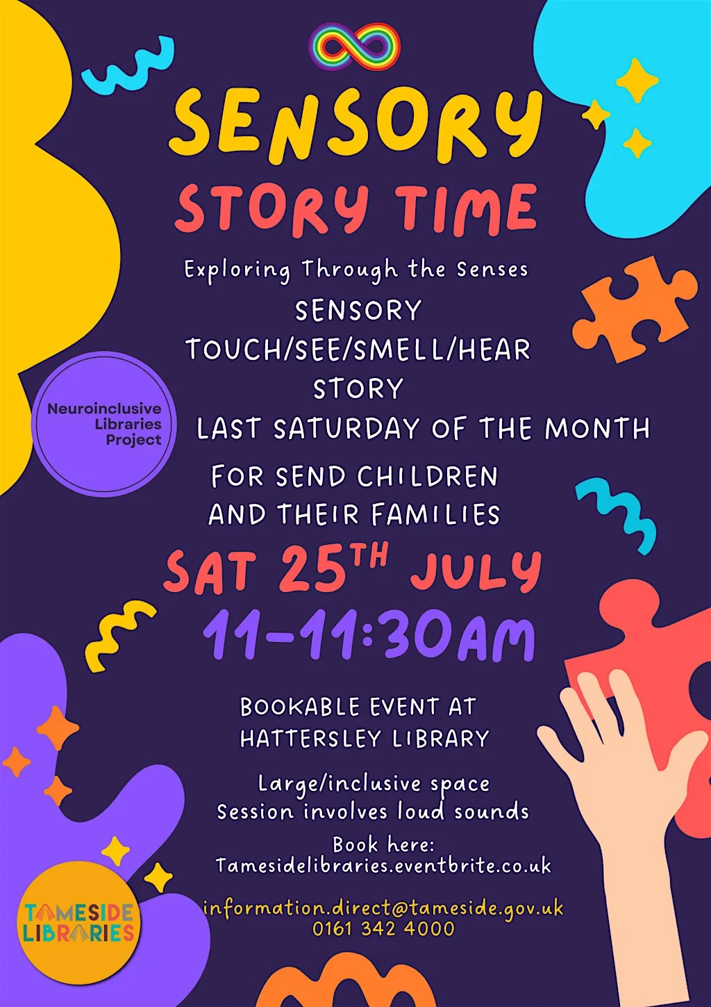 Sensory Story Time at Hattersley Library