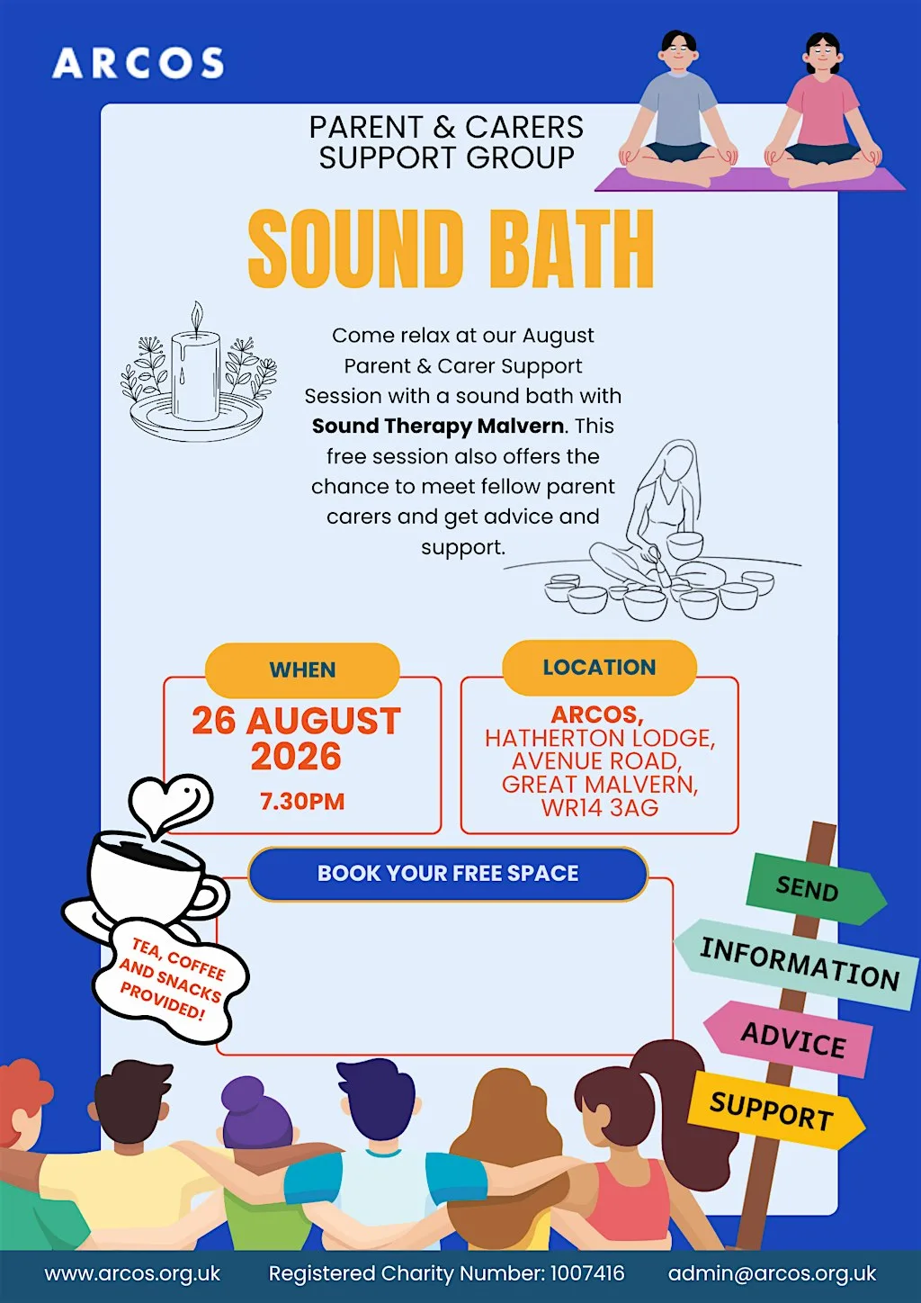 Parent Carer Sound Bath @ ARCOS