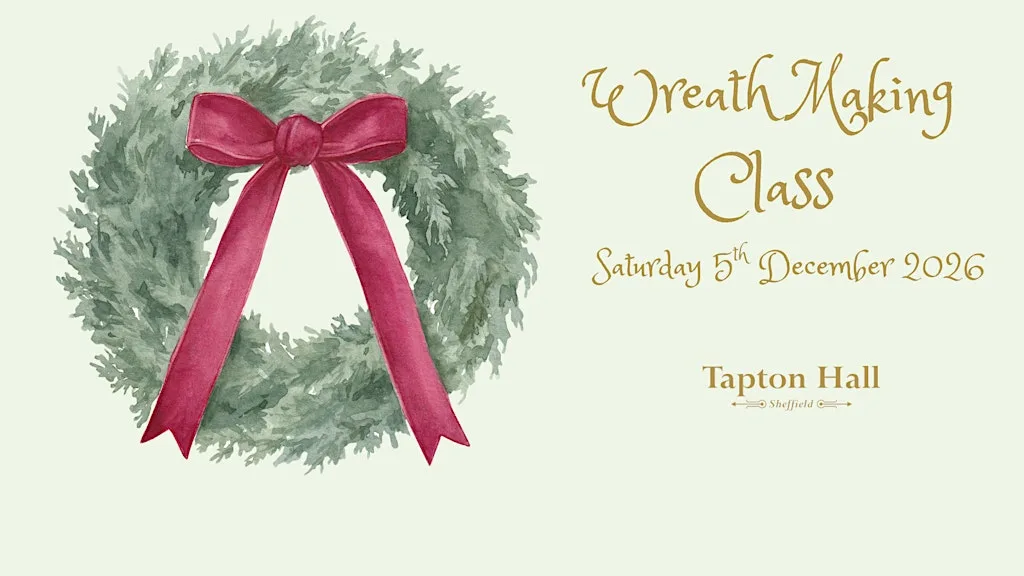Wreath Making Class at Tapton Hall
