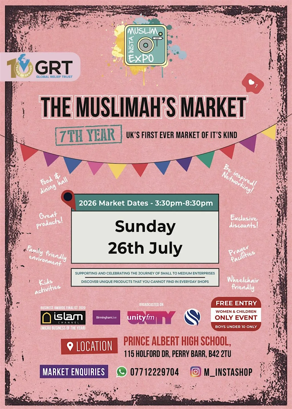 The Muslimah Market. Celebrating our Muslim Sisters in Business. at Prince Albert High School