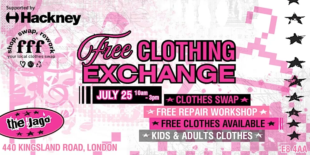 Free Community Clothing Exchange | Supported by Hackney Council at 81 Stoke Newington Rd