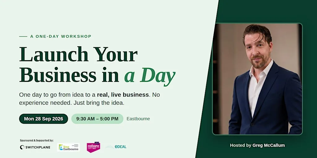 Launch Your Business in a Day - Eastbourne at Breakwater by FOUNDRY