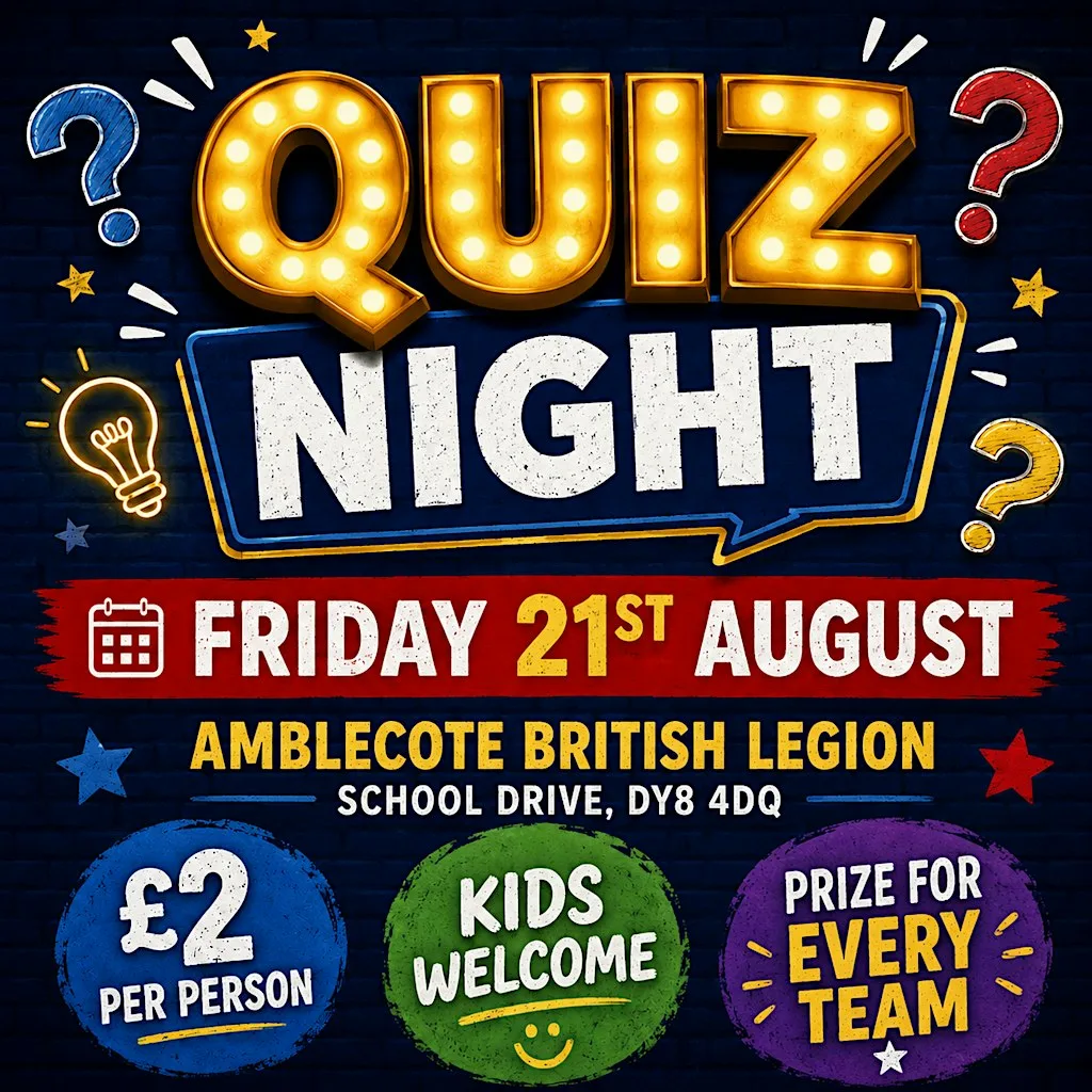 Quiz Night @ Amblecote British Legion