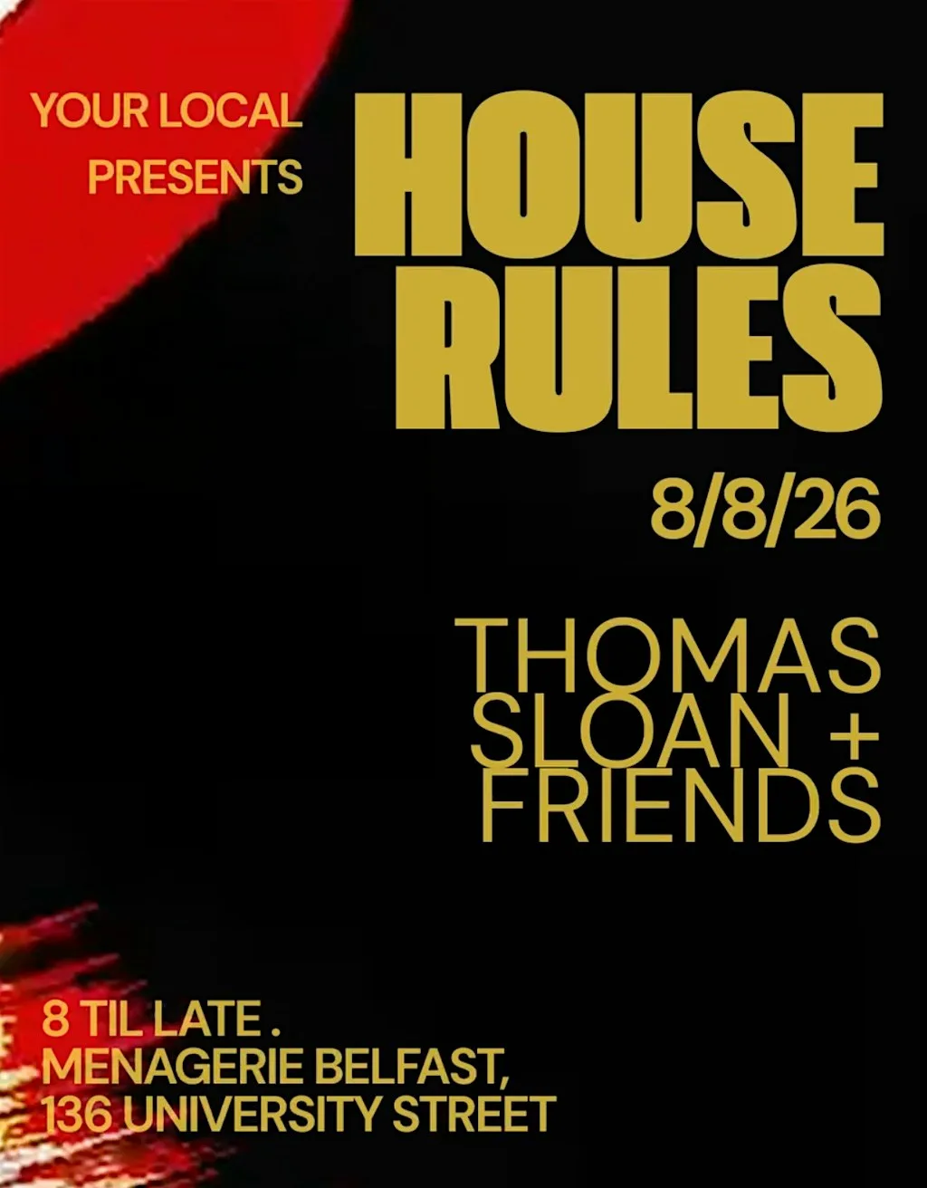 House Rules at Menagerie Bar