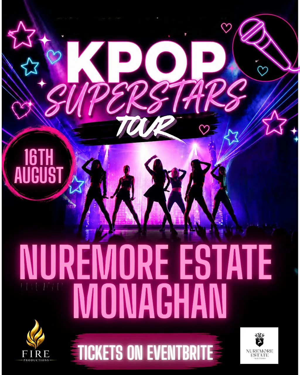 Kpop Interactive Show Experience - Nuremore Estate, Monaghan at Nuremore Estate by McGettigan's
