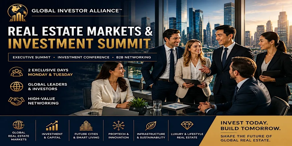 Global Investor Alliance™ Real Estate Markets & Investment Summit in London at JW Marriott Grosvenor House London