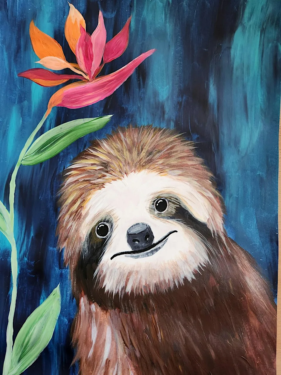 Paint & Cake - Sloth