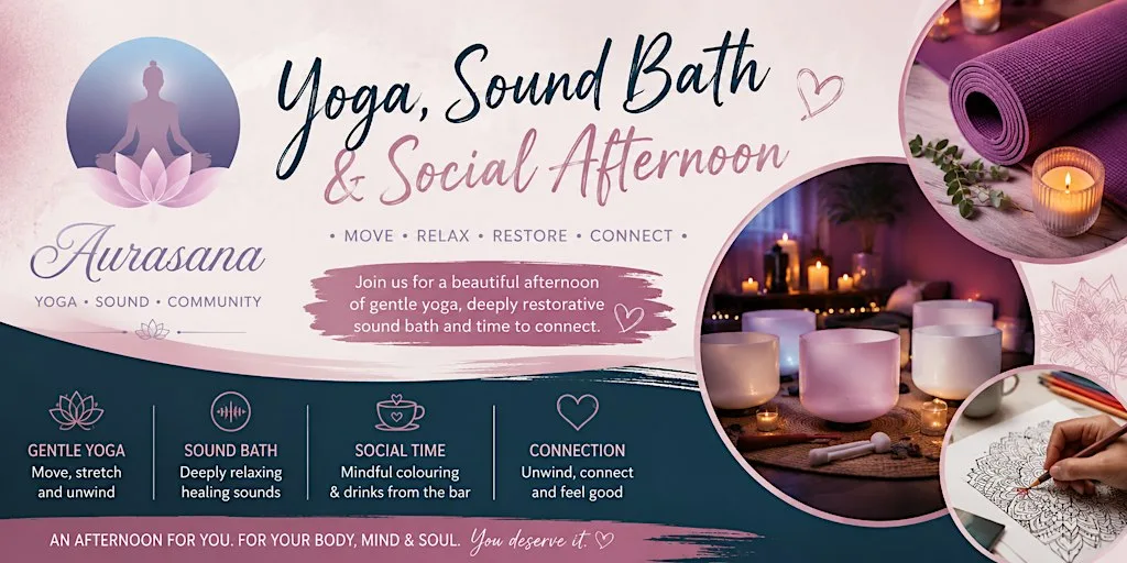 Yoga & Soundbath Social Afternoon