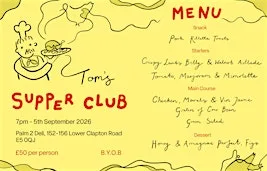 Tom's Supper Club @ Palm2springs
