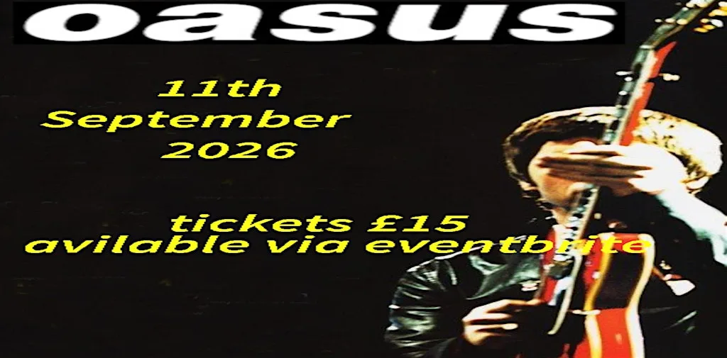 the ultimate tribute to oasis at Hidden Dundee