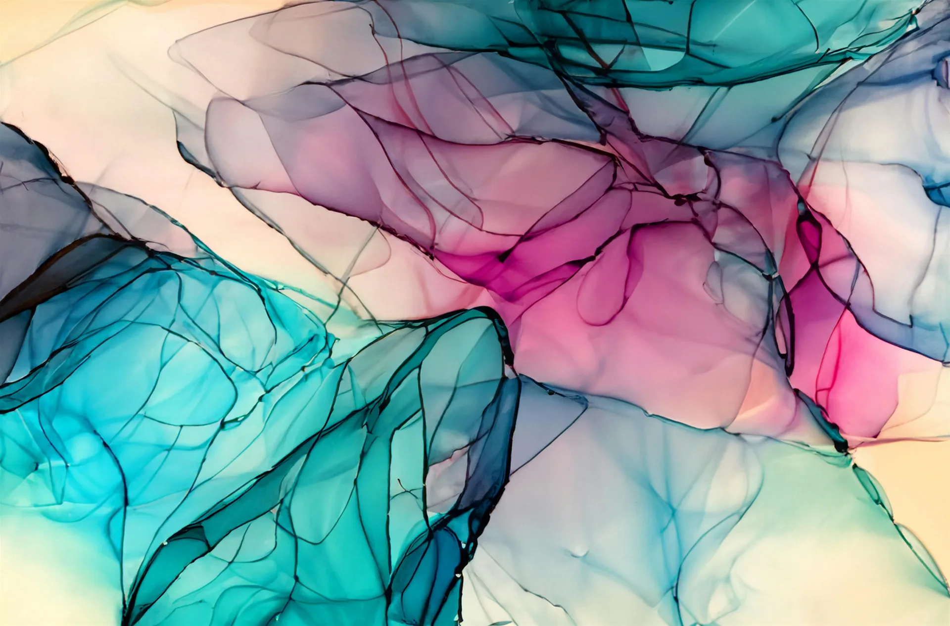 Alcohol Ink painting Workshop with Prosecco at Llwynywermod Estate
