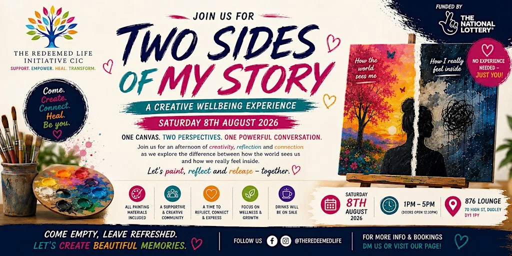 Two Sides of My Story – A Creative Wellbeing Experience at 876 Lounge