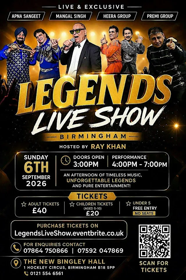 Legend's Live Show (Birmingham) at The New Bingley Hall