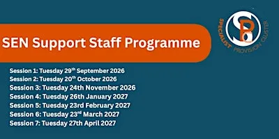 SEN Support Staff Programme - 7 Session Programme