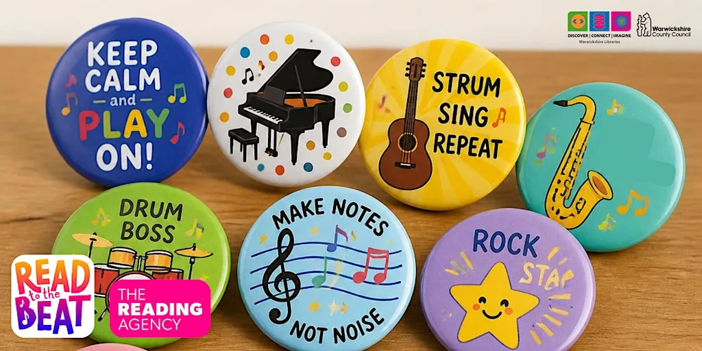 Let's Make Band Badges at Rugby Library and Information Centre