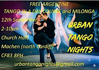12th September FREE Argentine Tango in a Day Course and Milonga (Cardiff)