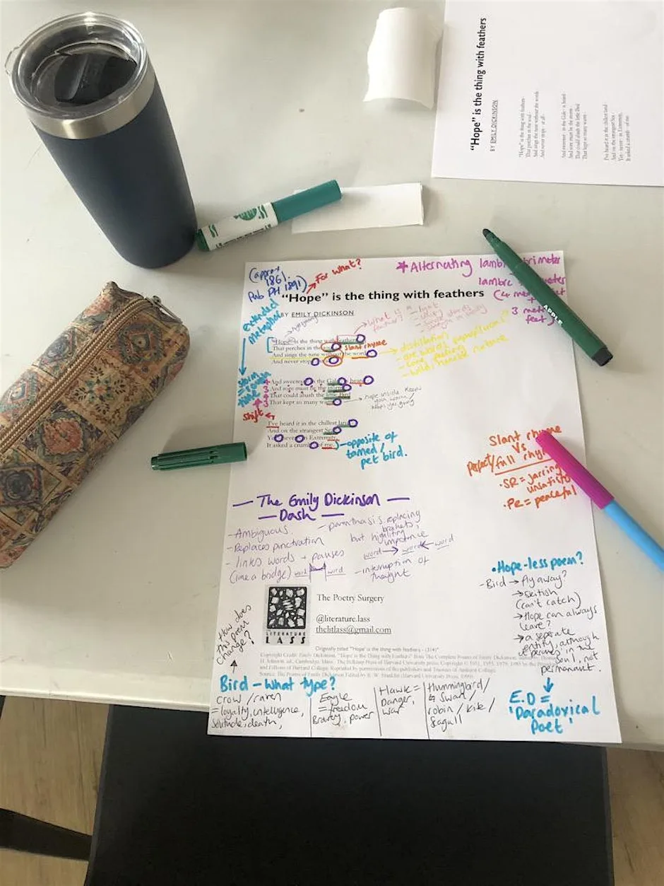 The Poetry Surgery - Wallsend at Wallsend Library