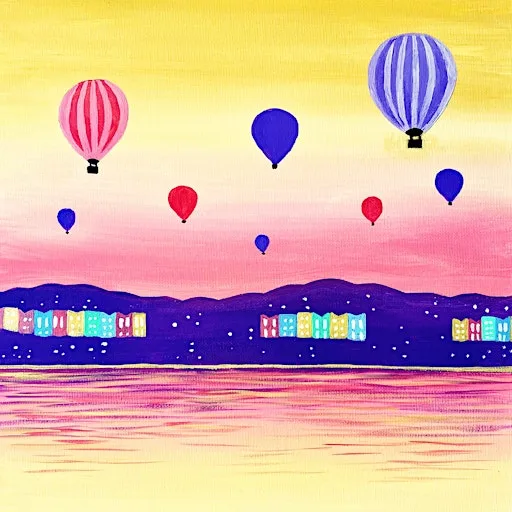 Sip & Paint at Porto Lounge Fishponds, Bristol - "Floating Harbour"