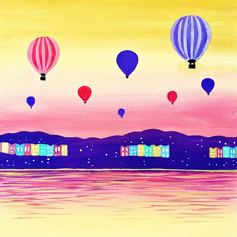 Sip & Paint at Porto Lounge Fishponds, Bristol - "Floating Harbour" at Porto Lounge