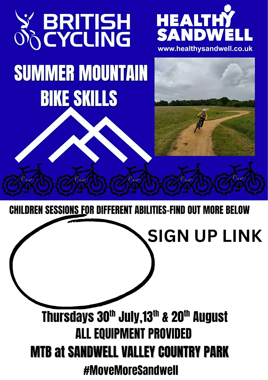 Mountain Bike Summer Skills at Sandwell Valley Country Park