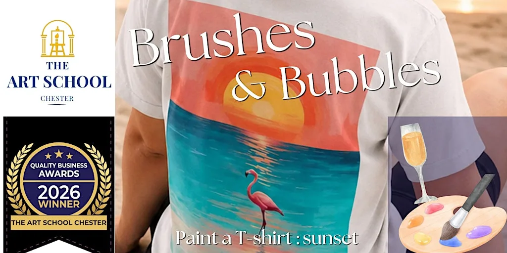 Brushes & Bubbles: Paint your own Shirt! at The Art School Chester