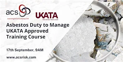 Asbestos Duty to Manage UKATA Approved Course
