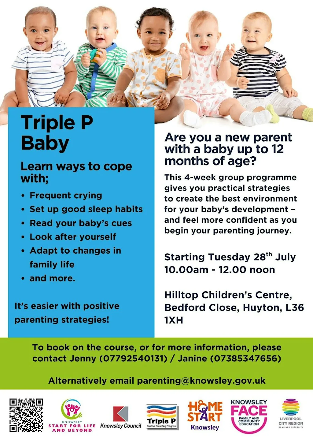 Triple P Baby The Star (4 weeks) at The Star Children's Centre