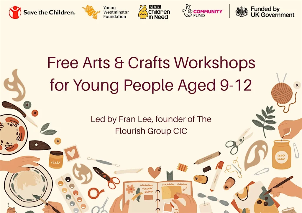 Free Arts & Crafts Workshops for Young People Aged 9-12 at Church Street Library