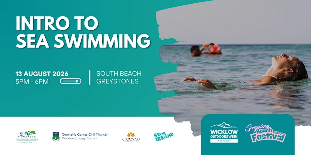 Wicklow Outdoors Week – Intro to Sea Swimming Taster, Greystones Beach Fest at Greystones South Beach