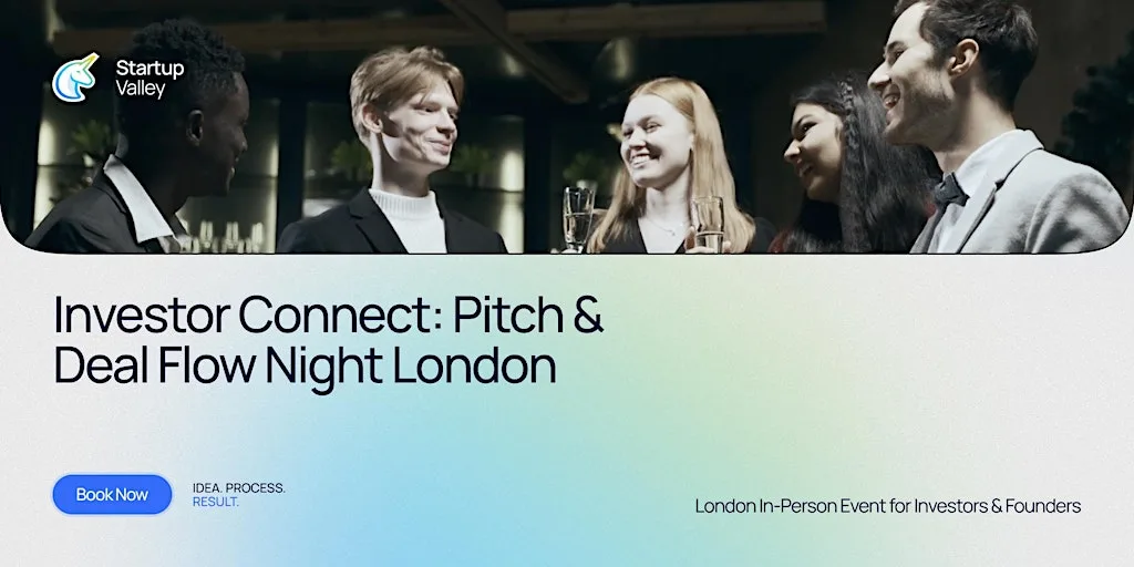 Investor Connect: Pitch & Deal Flow Night London at The Cadogan Arms