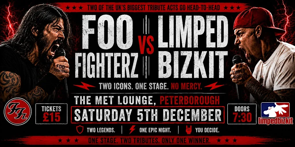 Foo Fighterz vs Limped Bizkit UK Tribute | Live at The O2 Academy Leicester at The Met Lounge